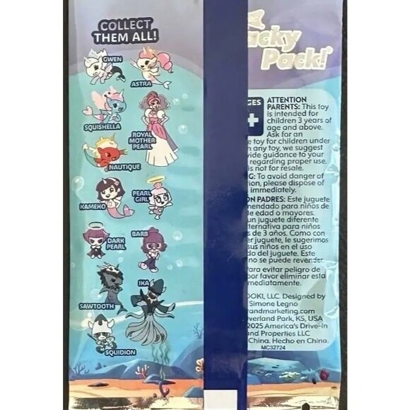 tokidoki Squidion from tokidoki x Sonic Mermicorno Starfall Magnet Pack Series - Picture 2 of 4